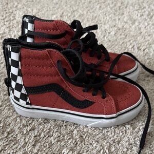 Vans Black and White Checkered High-Tops